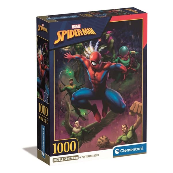 CLEMENTONI Pussel 1000 Pcs CB High Quality Collection Spiderman