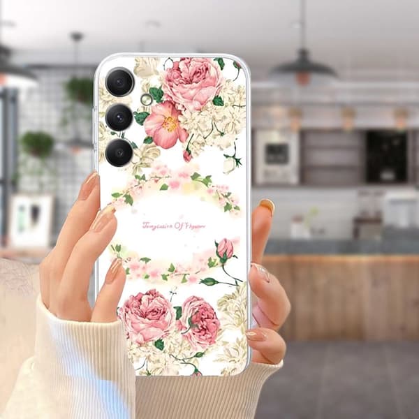 Mobilskal för Samsung Galaxy S26 Mönstrad Soft TPU - Rosa