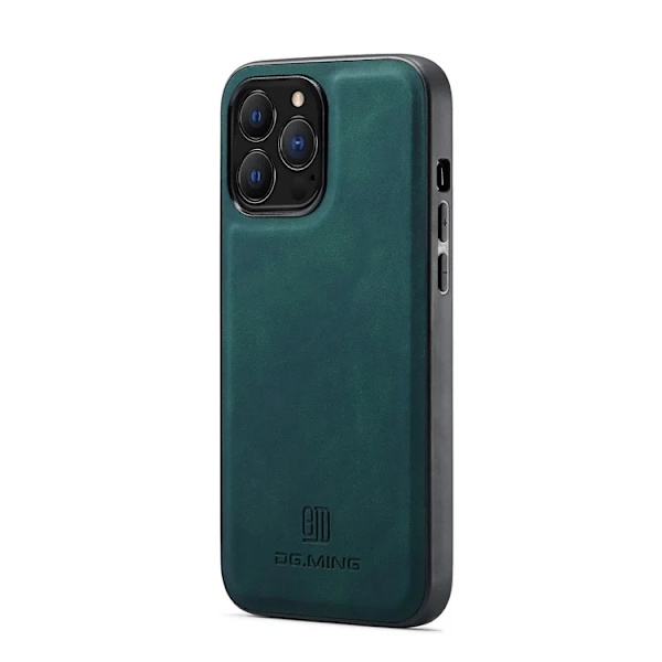 DG.MING Mobilskal till iPhone 16 Pro Hybrid Läder - Grön Grön
