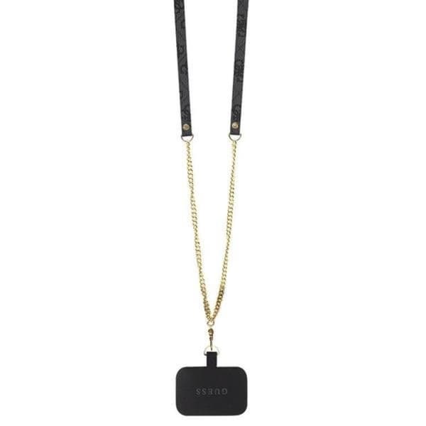 Guess iPhone 13 Pro Mobilskal Crossbody 4G Metal Logo - Sort Black