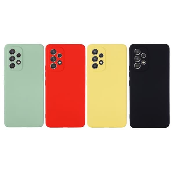 Galaxy A33 5G Skal Liquid Silicone - Svart Svart
