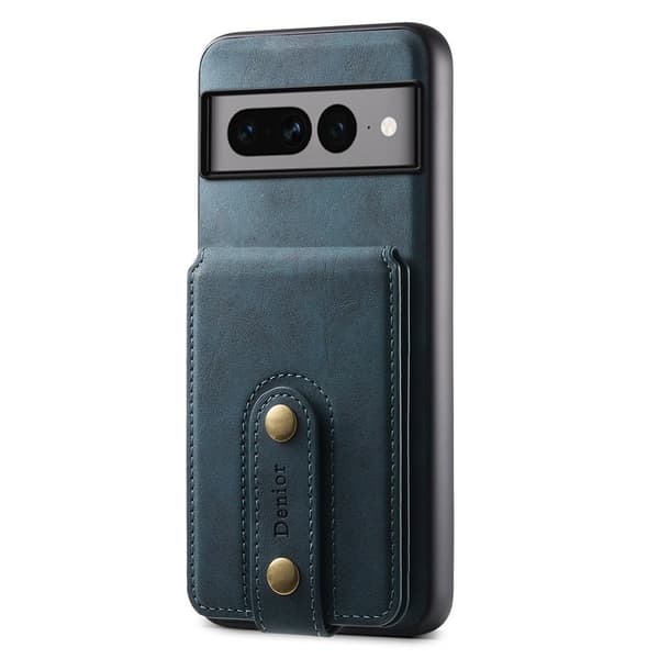 DENIOR D14 Google Pixel 7 Pro 5G Fodral PU+PC+TPU Blå