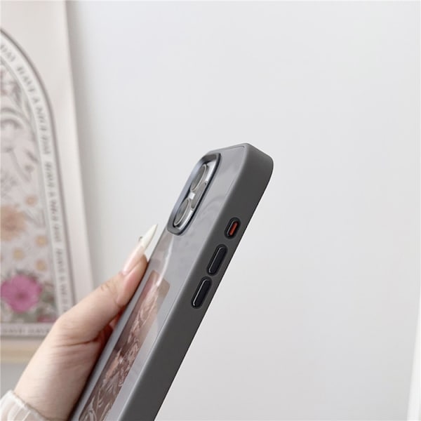 Mobilskal till iPhone 16 Pro E Ink 4-Color Display - Grå Grå
