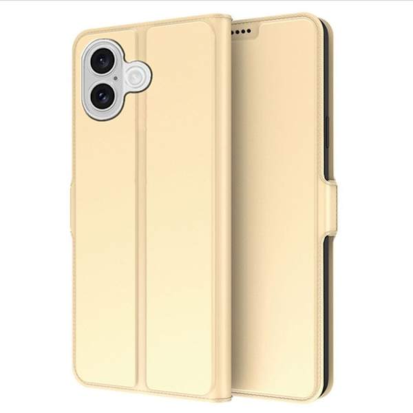 iPhone 17 Plånboksfodral Shockproof - Guld Guld