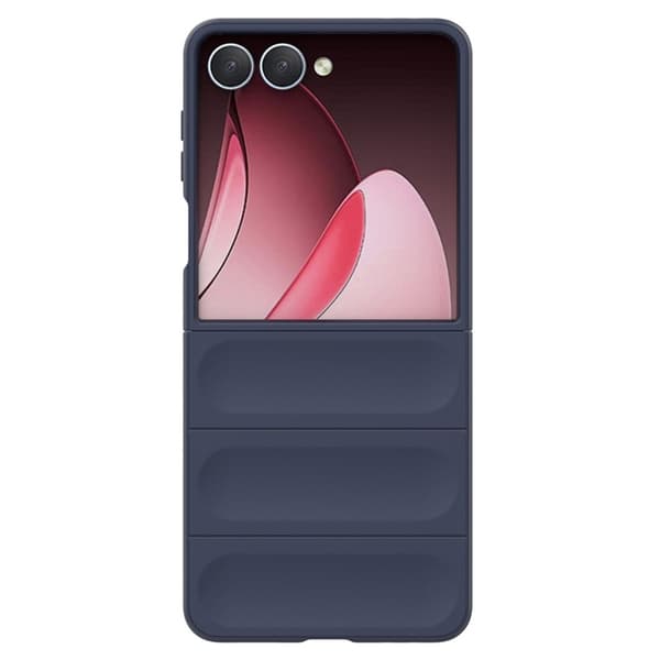 Mobilskal till Galaxy Z Flip7 Anti-Drop TPU Rugged - Mörkblå Blå