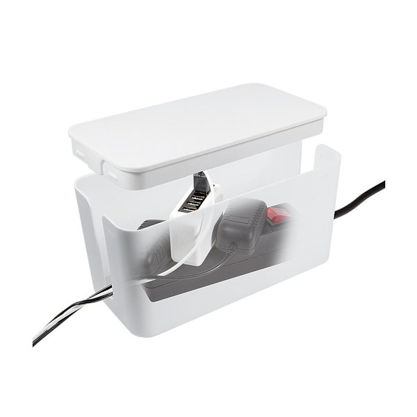 LogiLink Cable box - Kabelgömma S Vit Vit