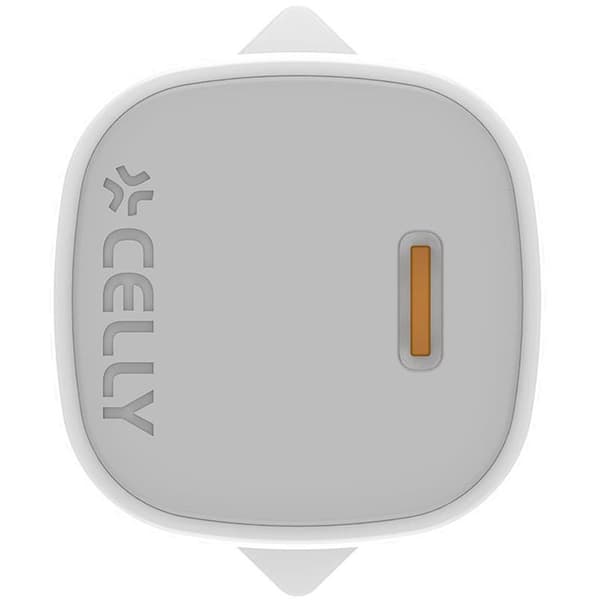 Celly Hurtigoplader GaN 1 x USB-C PD 30W - Hvid Vit