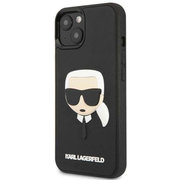 Karl Lagerfeld iPhone 14 Plus Skal 3D Rubber Karl`s Head - Svart