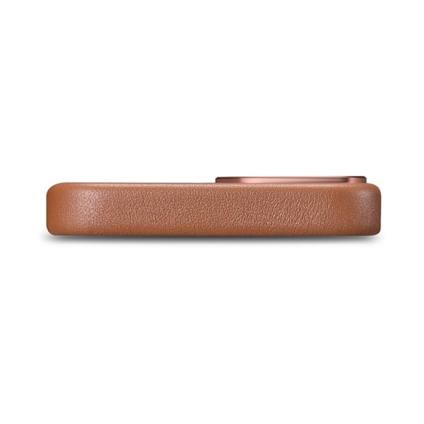 iCarer iPhone 14 Skal MagSafe Äkta Läder - Brun