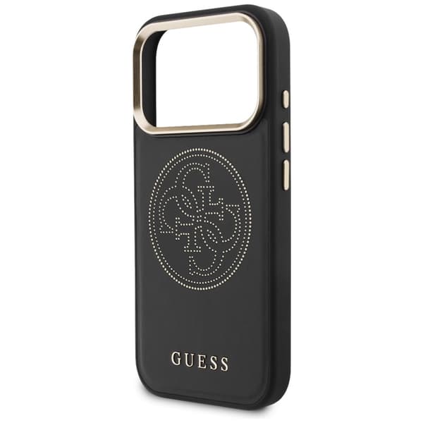 Guess Mobilskal För iPhone 17 Pro Max MagSafe  Perforated 4G - Svart