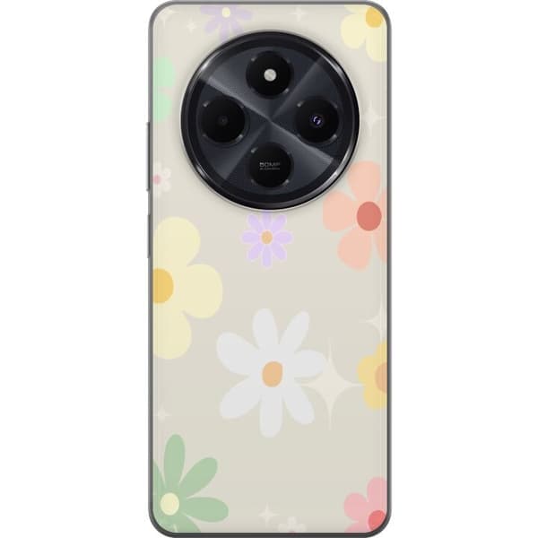 Mobilskal till Xiaomi Redmi A4 med fejdande blommor