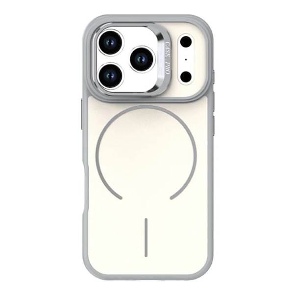 Mobilskal till iPhone 17 Pro Max MagSafe Skin-Touch Kickstand - Grå Grå