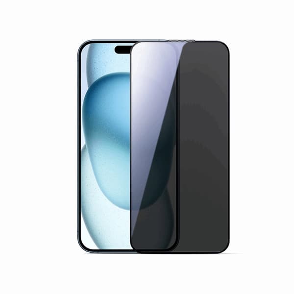 Joyroom iPhone 15 Plus/16 Plus Härdat Glas Skärmskydd 2.5D Privacy Svart