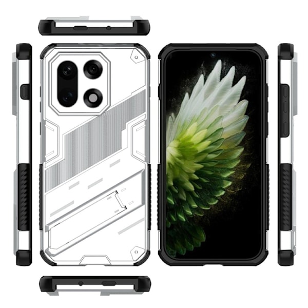 Mobilskal till OnePlus 15 PC + TPU Shockproof Kickstand - Vit Vit