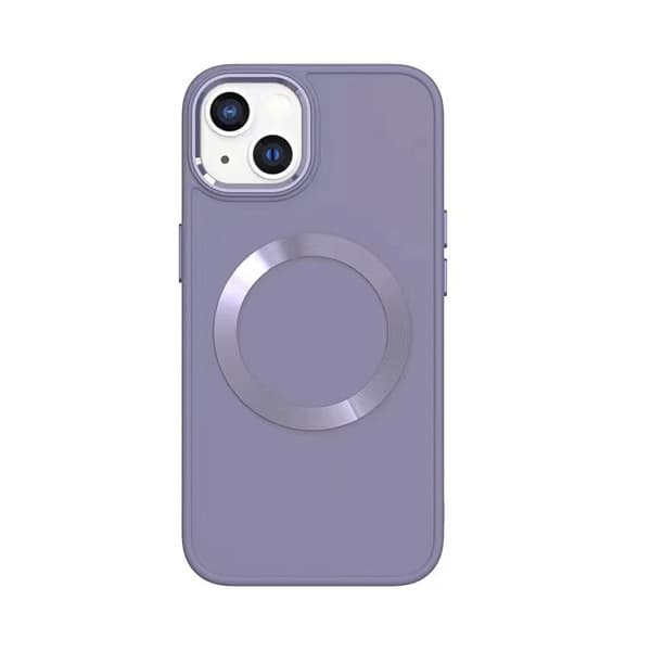 BOOM iPhone 14 Plus Skal Magsafe Liquid Silicone - Lavendel Lila
