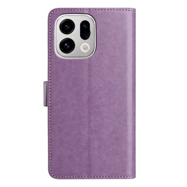 Oppo Find X9 Pro 5G Plånboksfodral Konstläder - Lila
