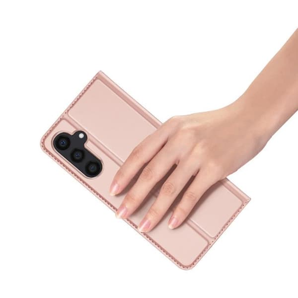 DUX DUCIS Skin Pro Galaxy S24 Plus Plånboksfodral med Flap - Rosa Rosa