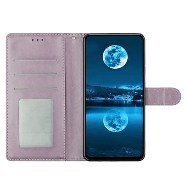 Samsung Galaxy S26 Edge Plånboksfodral Konstläder Ställ - Lila