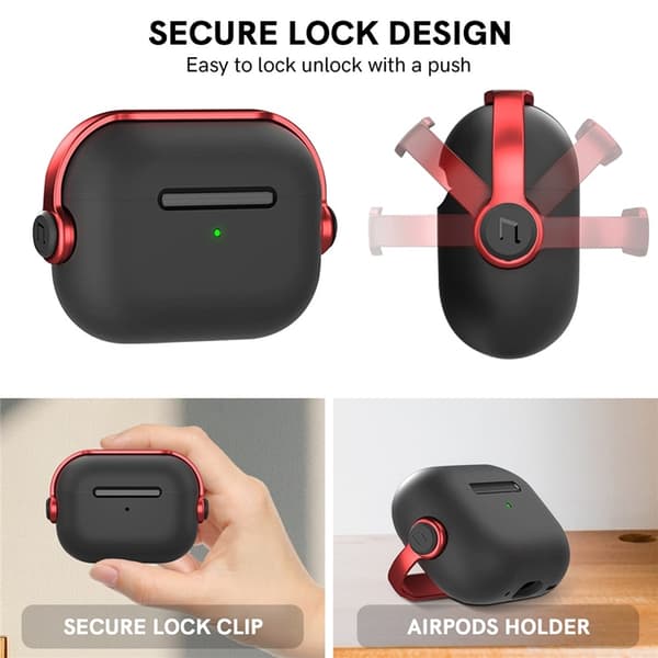 AHASTYLE AirPods Pro/Pro 2 Mobilskal Bluetooth WG109 Grön