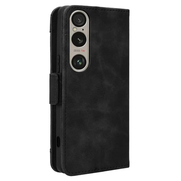 Sony Xperia 1 VI Plånboksfodral Konstläder - Svart Svart