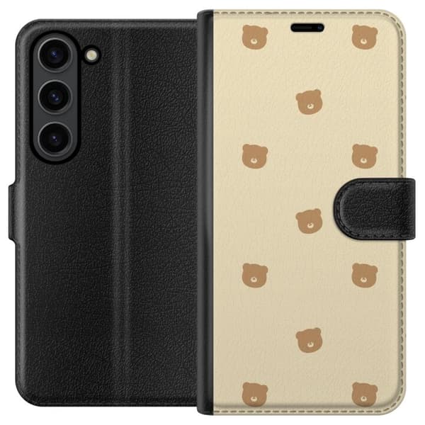 Plånboksfodral till Samsung Galaxy S24+ med Björnmönster