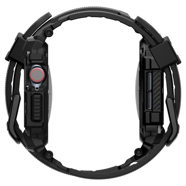 Spigen Apple Watch 10 (46mm) Armbånd Rugged Armor Pro - Mat Sort Svart
