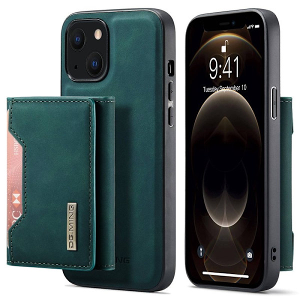 DG.MING M2 Series Mobilskal till iPhone 15 Plus med Ställ - Grön