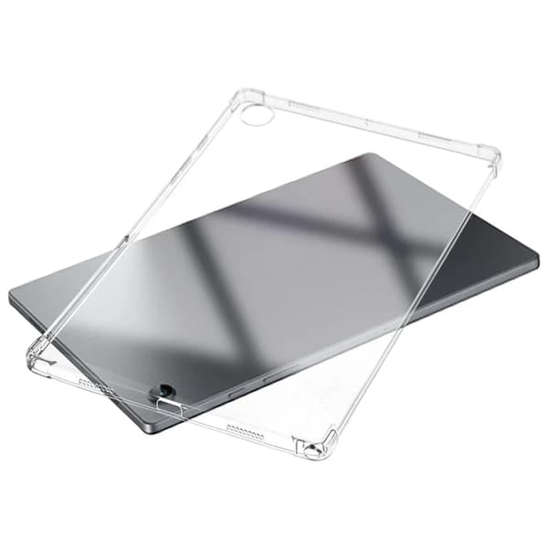 BOOM Galaxy Tab A9 Skal TPU + 2.5D Arc Edge Härdat Glas Transparent