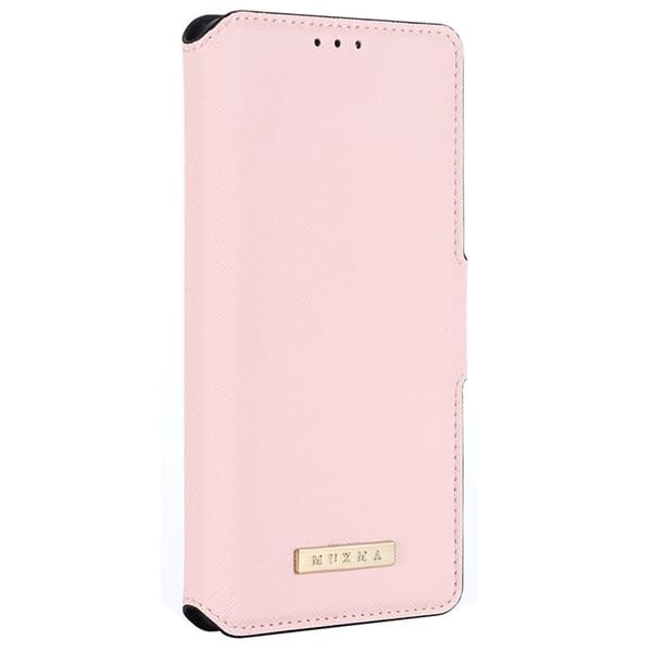 MUXMA iPhone 14 Pro Pungecover Cross Texture - Rosa Rosa