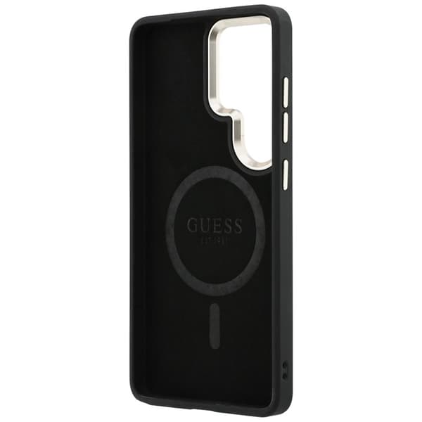 Guess Mobilskal För Galaxy S26 Ultra MagSafe 4G Embossed Ring - Brun Brun