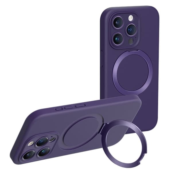 XUNDD Mobilskal till iPhone 15 Pro Reno Magnetisk Lila Scratch Proof