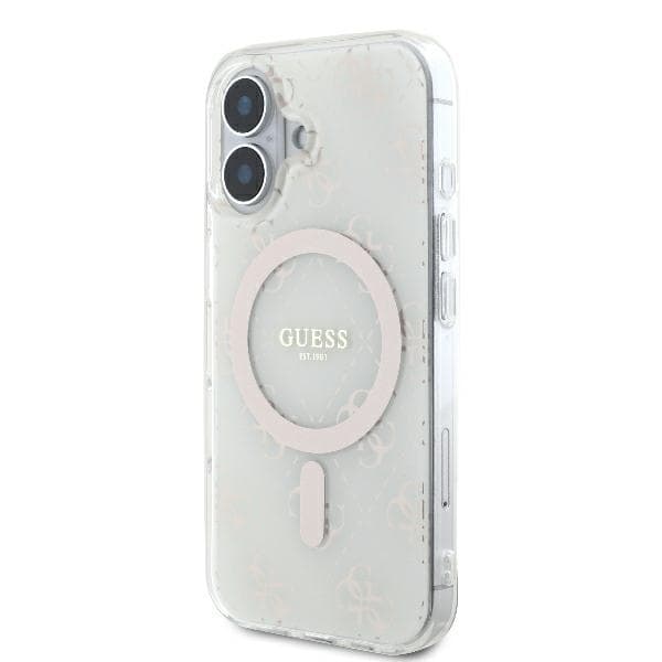 Guess Mobilskal till iPhone 16 Plus MagSafe IML 4G - Vit Vit