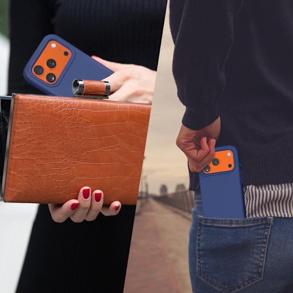 Mobilskal till iPhone 17 Pro Max Shockproof EVA - Blå Blå