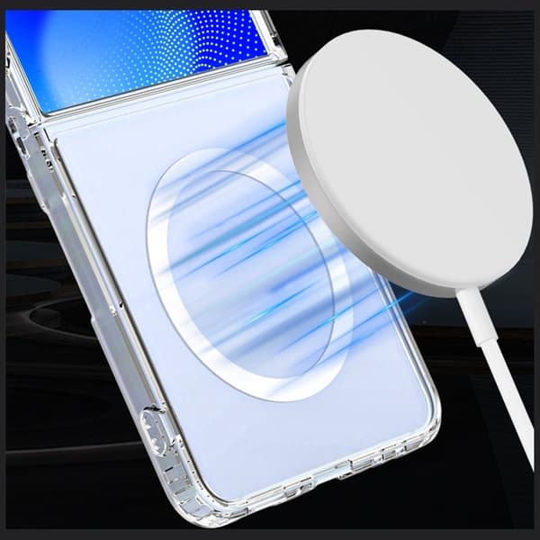 3mk Mobilskal För Galaxy Z Flip 8 Magsafe Armor - Clear