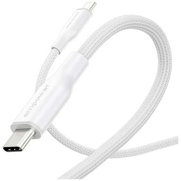 Empower by PanzerGlass USB-C til USB-C 60W kabel 1.2m Racing Silver