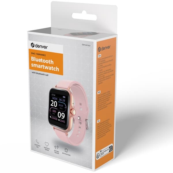 Denver Smartwatch Hjertesensor (SWC-156RO) - Lyserød Rosa