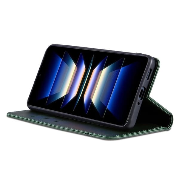 AZNS Samsung Galaxy A36 5G Plånboksfodral Konstläder - Grön