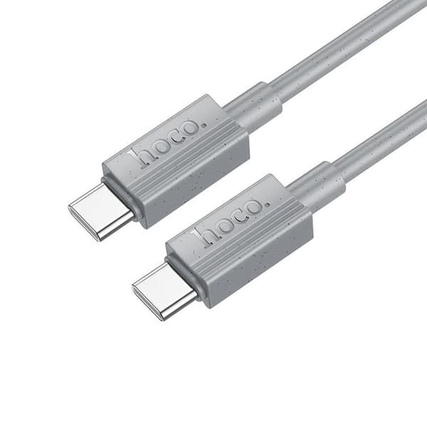 HOCO USB-C Till USB-C 60W 1m Kabel 3A X107 - Grå Grå