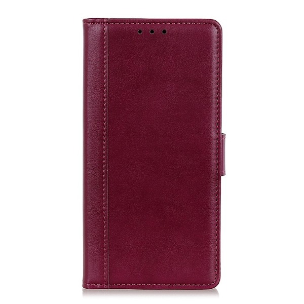 KHAZNEH Galaxy S23 Plus Plånboksfodral Stand Flip PU Läder - Röd