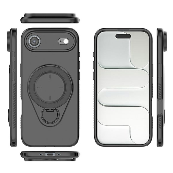 Mobilskal till iPhone Air MagSafe Rotating Kickstand TPU PC - Blå Blå