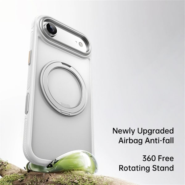 Mobilskal till iPhone Air MagSafe Kickstand TPU PC - Vit Vit
