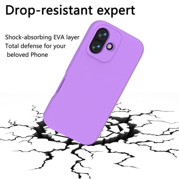 Mobilskal till iPhone 16 Shockproof EVA - Lila Lila