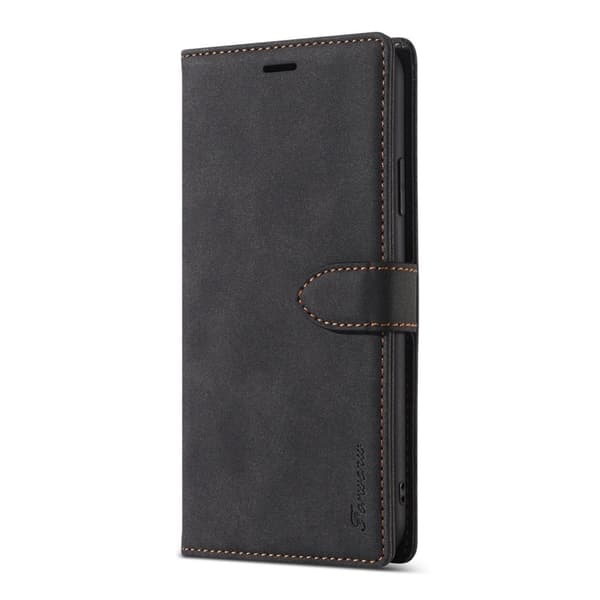 FORWENW iPhone 12 mini Plånboksfodral i Konstläder - Svart