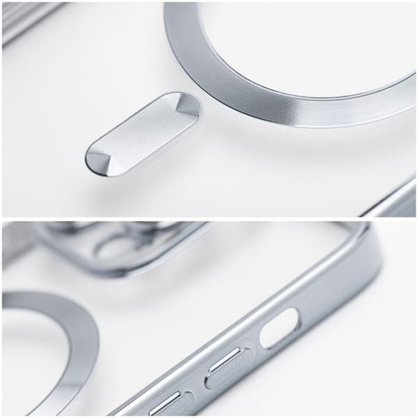 Telefontaske til iPhone 16 Plus MagSafe Electro - Sølv Silver