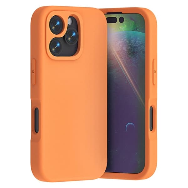 Mobilskal till iPhone 16 Pro Shockproof EVA - Orange Orange