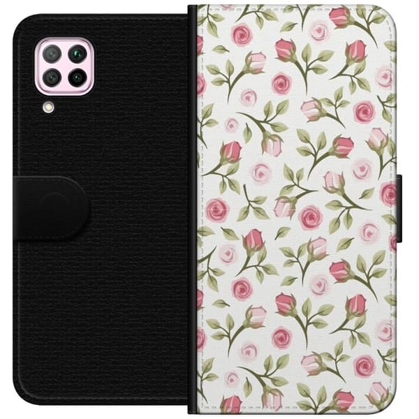 Plånboksfodral till Huawei P40 lite med Blommigt