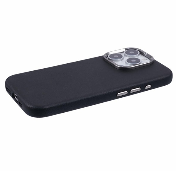 X-LEVEL Mobilskal till iPhone 16 Pro Max MagSafe PU Läder Svart