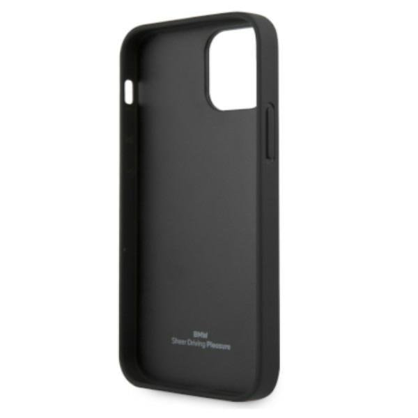 BMW Läder Curve Perforate Skal iPhone 12 Pro Max - Röd Röd