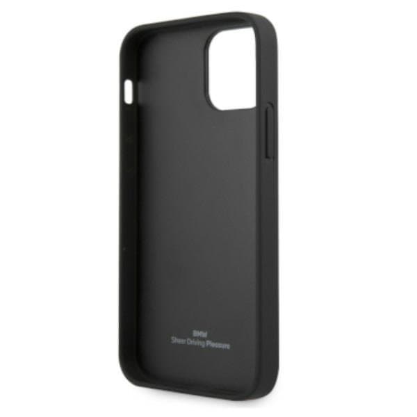 BMW Nahka Curve Perforate Kuori iPhone 12 Pro Max - Punainen Red