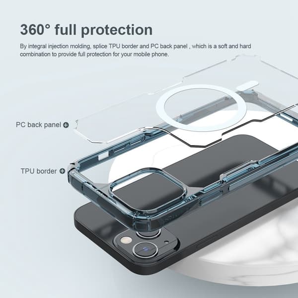 NILLKIN Nature Pro Series iPhone 14 Plus Skal - Blå